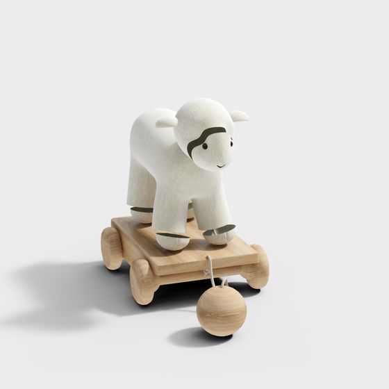 Rolling Lamb 3D model