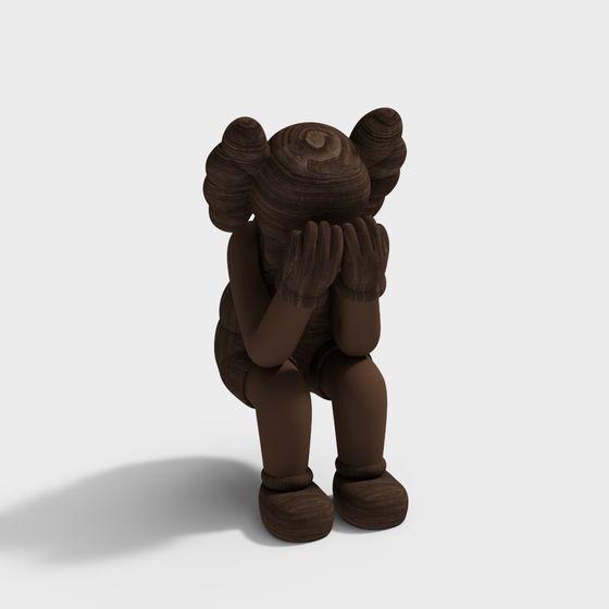 Wooden Embrace 3D model
