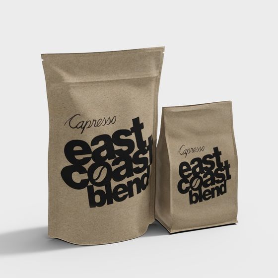 Capresso East Coast Blend Coffee Bag 3D model