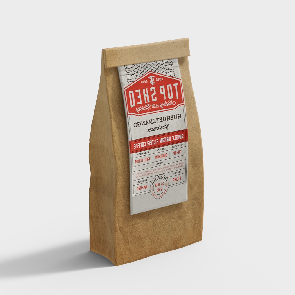 Top Shelf Coffee Bag 3D model