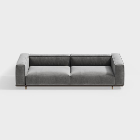 Modern Low-Polygon Sofa 3D model