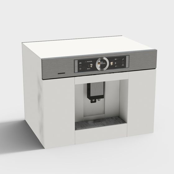 Minimalist Coffee Machine 3D model