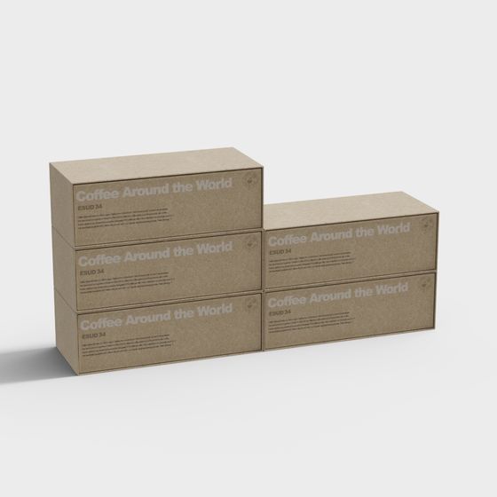 Coffee Around the World 3D model