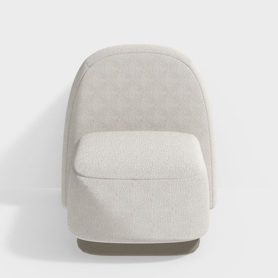 Stylish Low-Poly Armchair 3D model for Modern Spaces