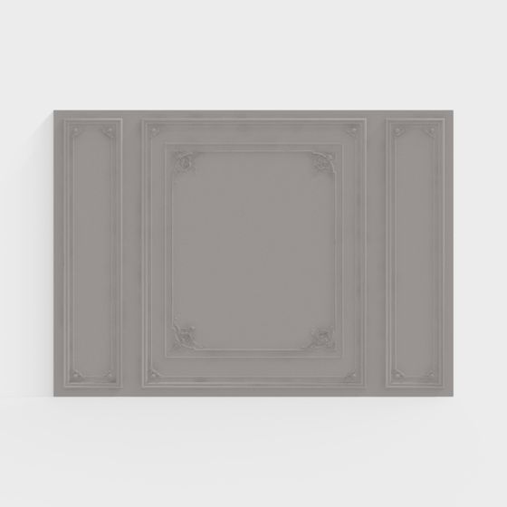 Artistic Classical Ceiling 3D model for Creative Spaces