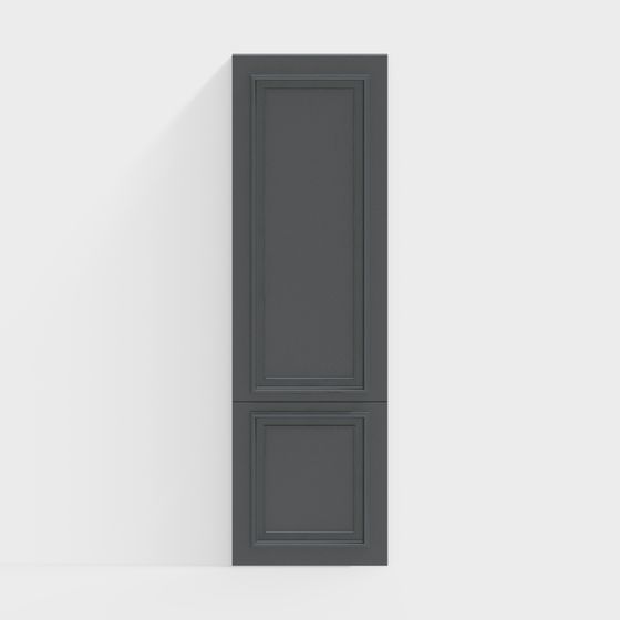 Stylish Low-Poly 3D Door Model