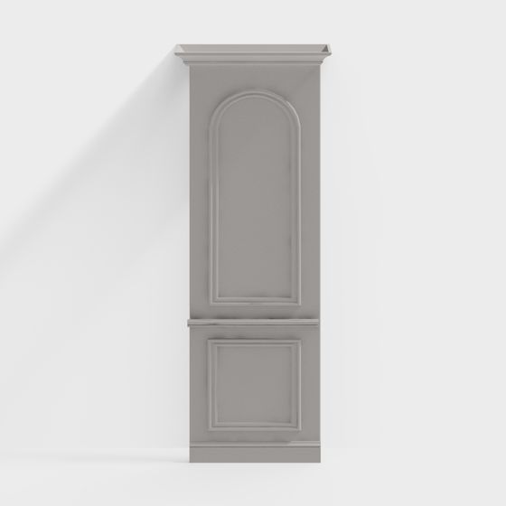 Classic Arch Cabinet 3D model for Modern Spaces