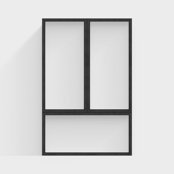 Industrial Sliding Door 3D model