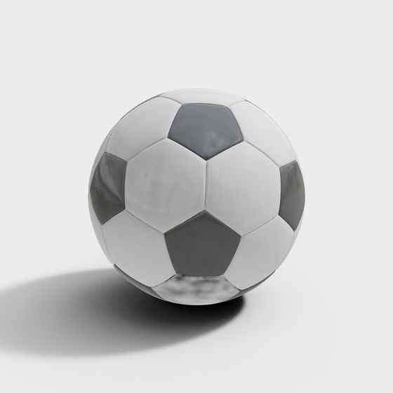 Low-Poly Soccer Ball 3D model