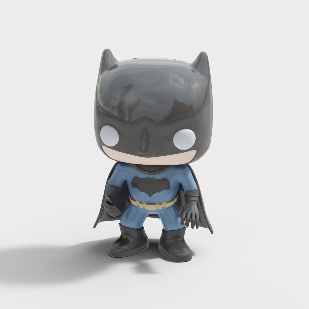 Charming Batman Figurine 3D model