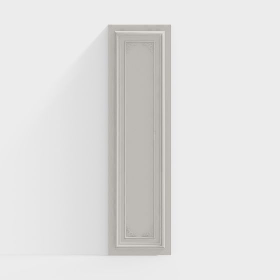 Stylish 3D Door Panel Model for Contemporary Spaces