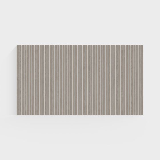 Wood Grain Divider 3D model - Low Poly Design