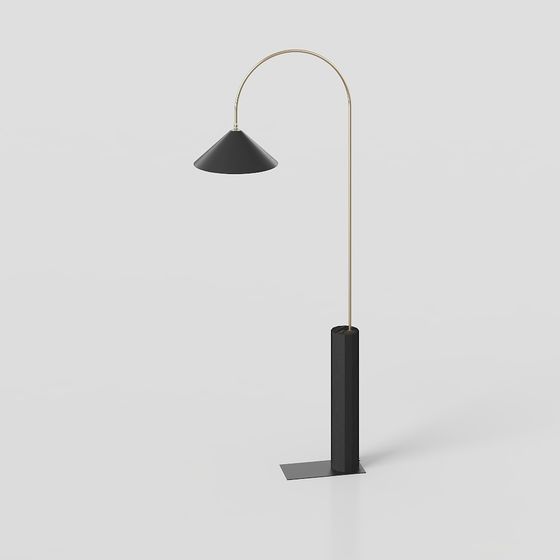 Minimalist Elegant Floor Lamp 3D model