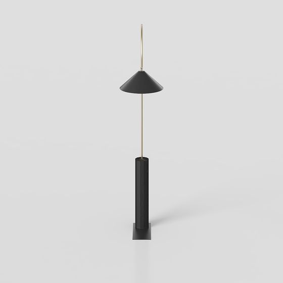 Elegant Minimalist Floor Lamp 3D model