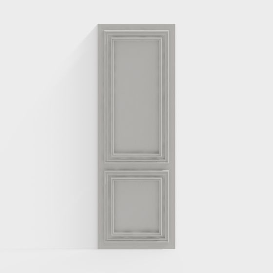 Vintage Double Door 3D model for Creative Projects