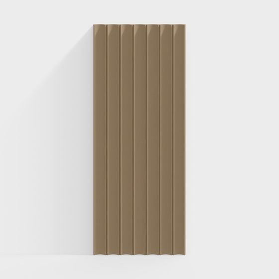 Elegant Corrugated Panel 3D model for Contemporary Spaces
