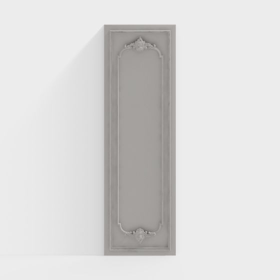 Elegant Door Panel 3D model for Modern Projects