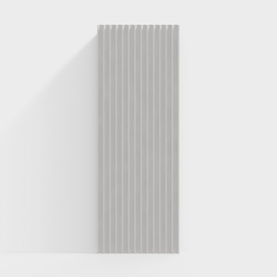 Stylish Corrugated Panel 3D Model for Various Projects
