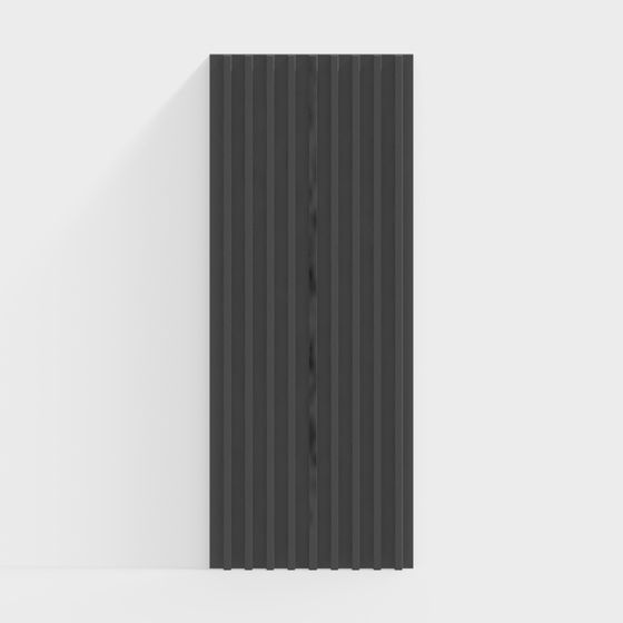 Striped Wall Panel 3D model for Modern Design