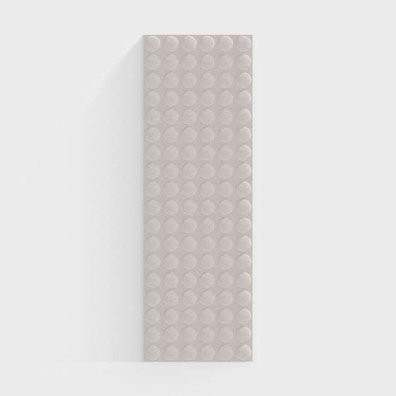Elegant Polka Dot Wall Panel 3D model for Modern Designs
