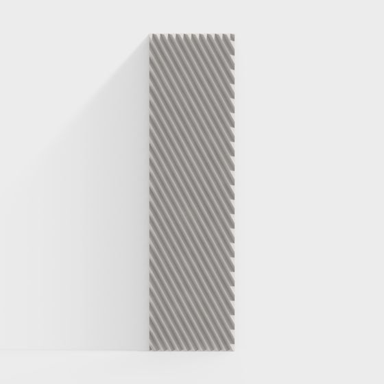 Stripe Wall Decor Low-Poly 3D model