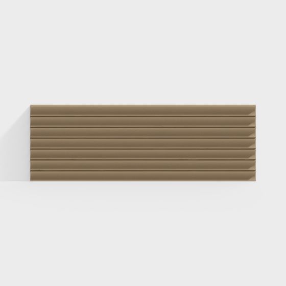 Stylish Striped Panel 3D model for Elegant Interiors