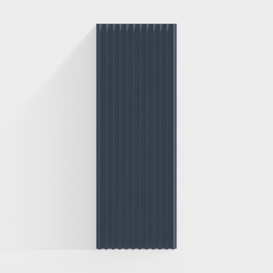 Sleek Wave Wall Panel 3D model for Modern Designs