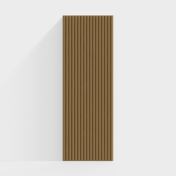 Vertical Lines Screen 3D Model for Artistic Spaces
