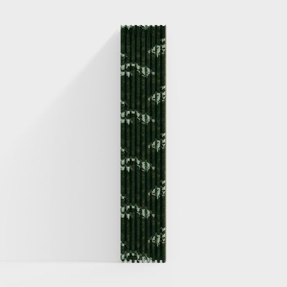 Mossy Stone Pillar 3D model