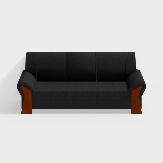 Stylish Low-Poly Sofa 3D Model for Modern Interiors