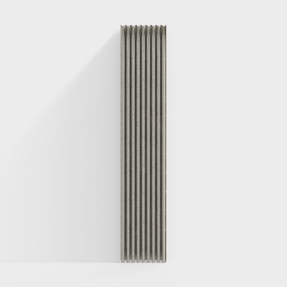 Urban Radiator Low-Poly 3D Model
