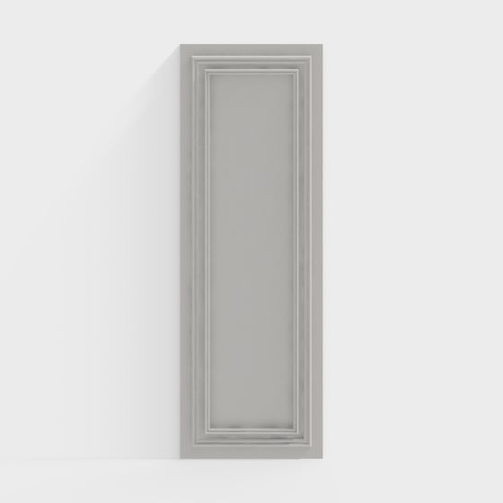 Sophisticated Low Poly Wall Panel 3D model for Design