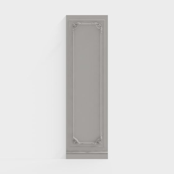 Sophisticated Low-Poly 3D Door Model