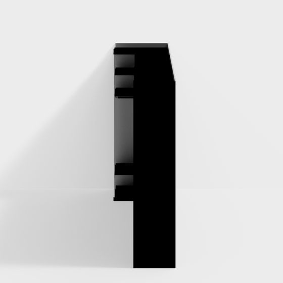 Modern Minimalist Bookshelf 3D model