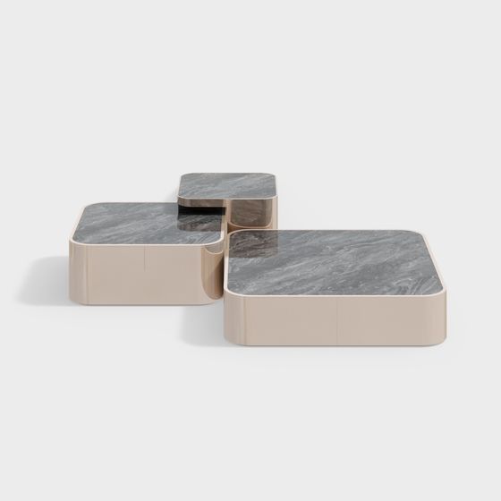 Elegant Marble Staircase 3D model