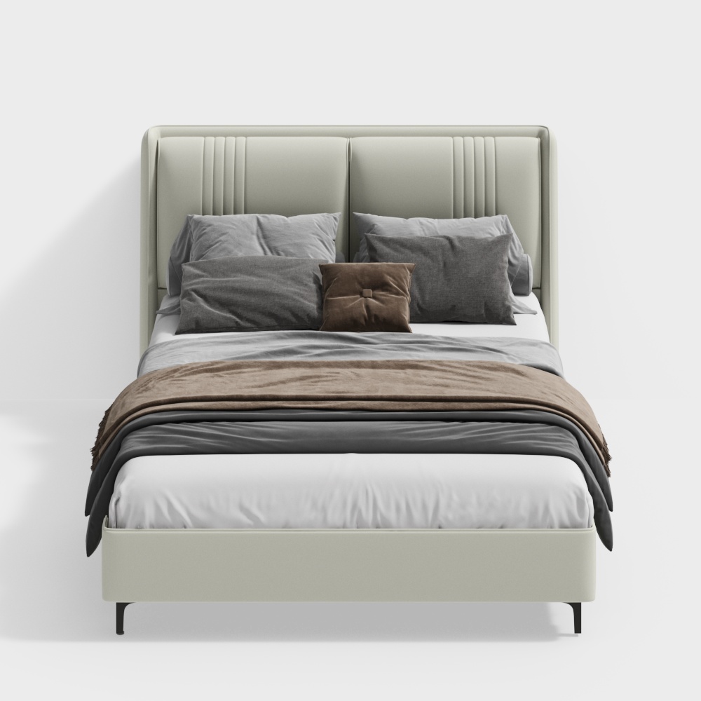 Giường da thật CBD-JD017