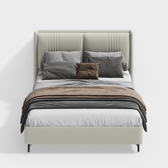 Giường da thật CBD-JD017