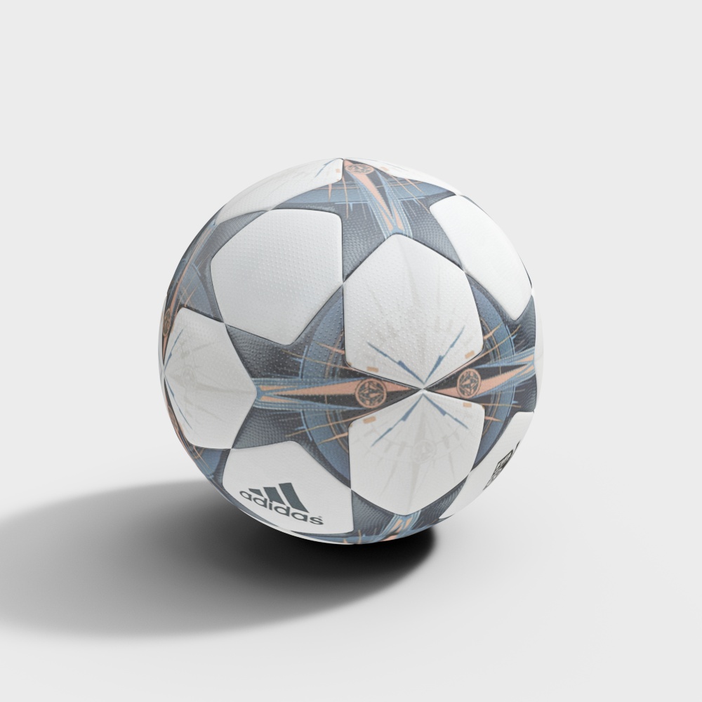 Stylish Football 3D model for Designers and Developers