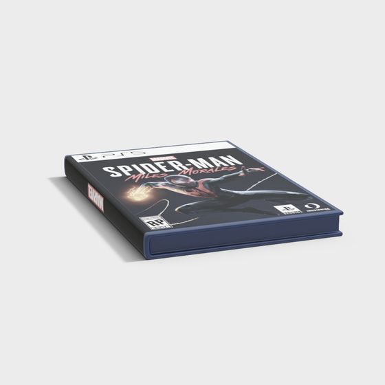 Spider-Man: Miles Morales PS5 Cover 3D model
