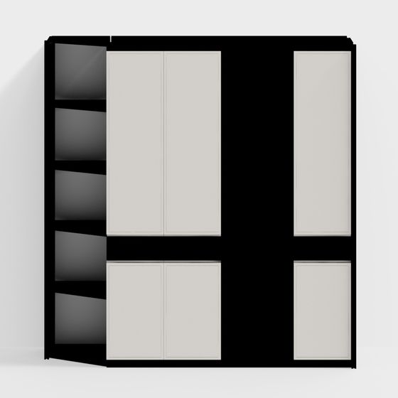 Urban Storage Cabinet 3D model