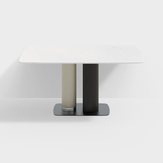 Urban Light Dining Table 3D model for Modern Interiors