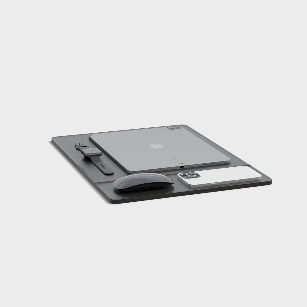 Low Poly Tech Workspace 3D model