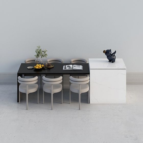 Phòng Ngủ Nhà Hàng Sang Trọng Ánh Sáng Hiện Đại - Bàn Ăn