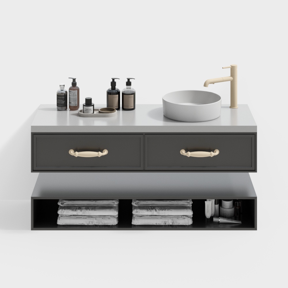 프랑스 스타일 욕실 캐비닛