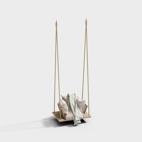 Suspended Rocking Chair 3D model