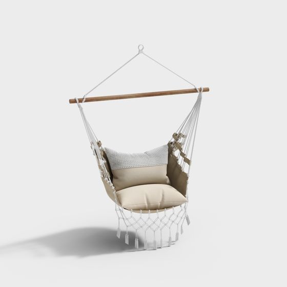 Modern Low-Poly Hanging Chair 3D model