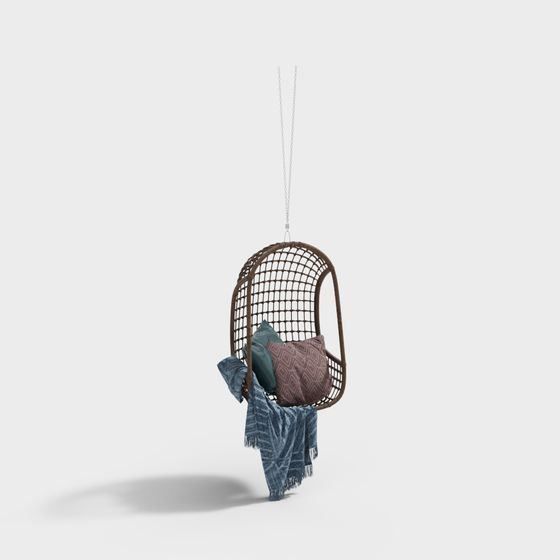 Hanging Basket Chair 3D model