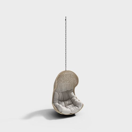 Stylish Hanging Chair 3D model for Relaxed Interiors