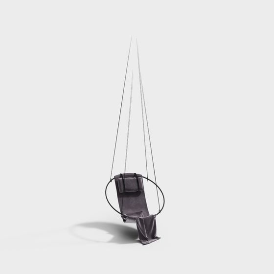 Stylish Hanging Chair 3D model for Creative Spaces