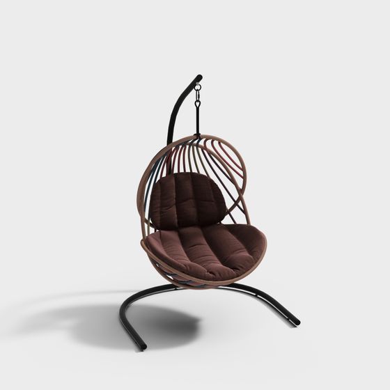 Elegant Hanging Chair 3D model for Modern Interiors